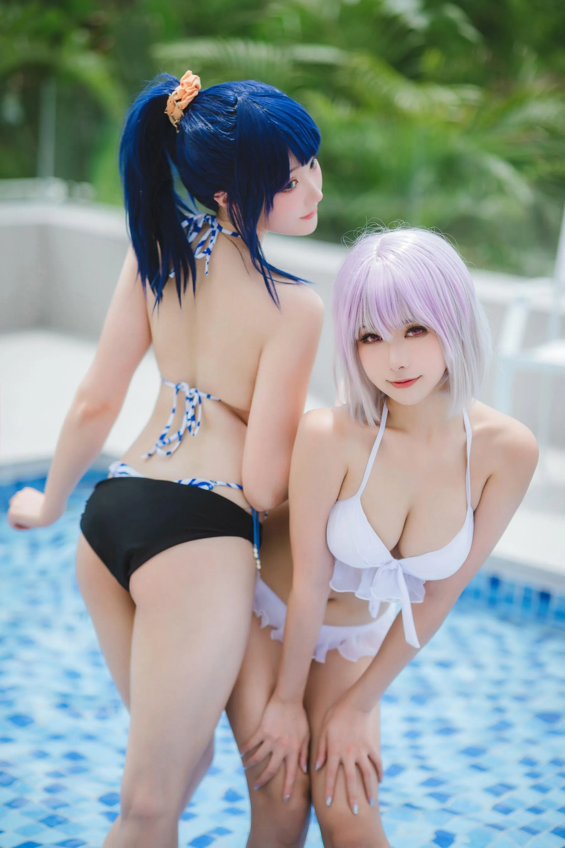 Momoko葵葵 – NO.35 瓜希酱 SSSS.GRIDMAN 宝多六花新条茜 泳装 [55P]插图6
